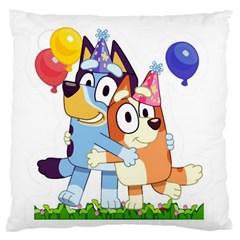 Bluey Birthday 16  Baby Flannel Cushion Case (two Sides)
