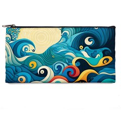 Waves Wave Ocean Sea Abstract Whimsical Pencil Case