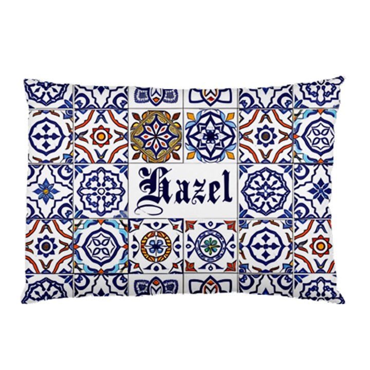 Personalized Tiles Name Pillow Case Pillow Case