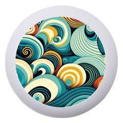 Wave Waves Ocean Sea Abstract Whimsical Dento Box With Mirror