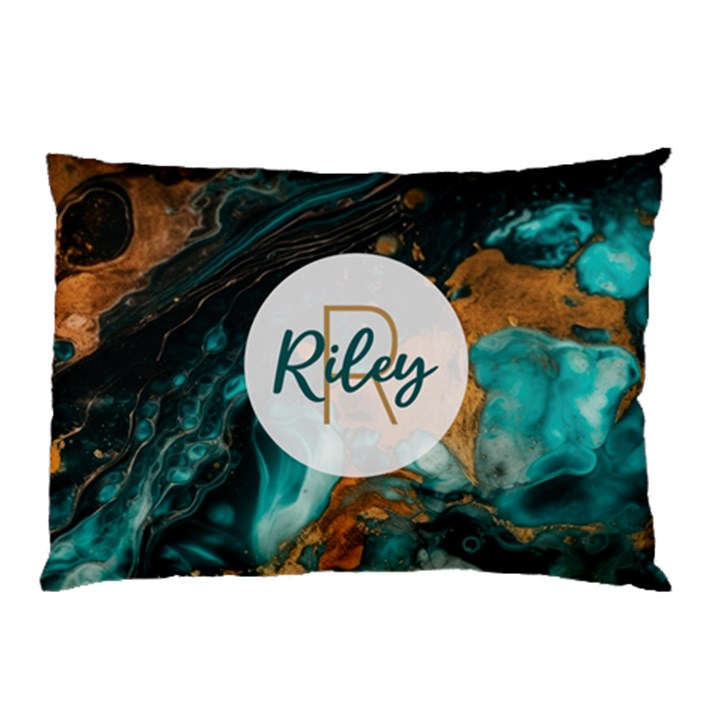 Personalized Marble Name Pillow Case Pillow Case