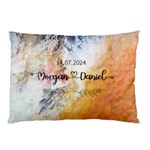 Personalized Wedding Couple Name Marble Pillow Case Pillow Case (Two Sides) Front