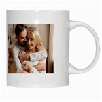 Personalized Couple Anniversary Photo Name Any Text Mug White Mug Right