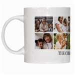 Personalized 10 Photo Family Name Any Text Mug White Mug Left