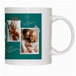 Personalized Photo Couple Name Any Text Mug White Mug Right