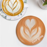 Personalized Coffee Name Round Tile Coaster UV Print Round Tile Coaster Front
