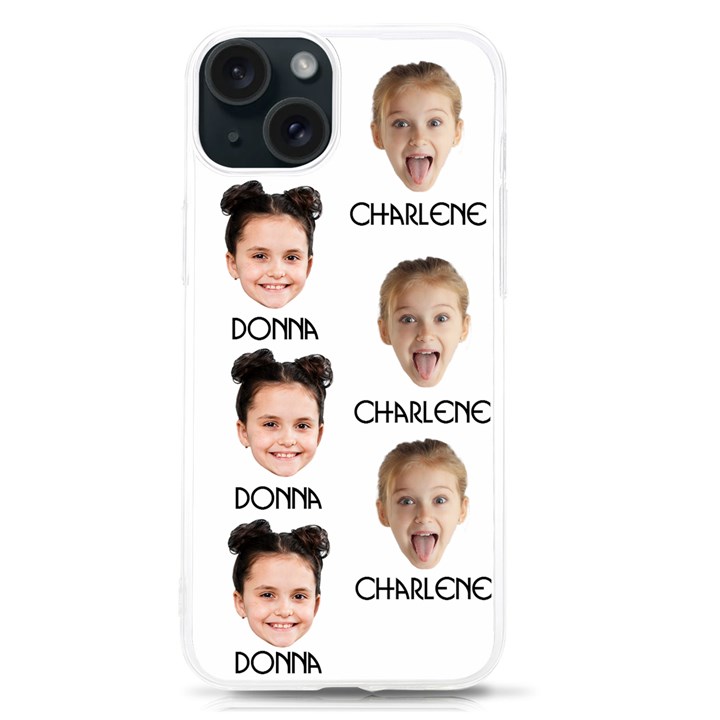 Personalized Two Head Pattern UV Print Case iPhone 15 TPU UV Print Case