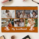 Personalized Photo Any Text Name My Sweetheart Cosmetic Bag Cosmetic Bag (XXXL) Front