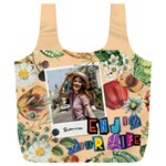Personalized Enjoy Your Life Photo Name Recycle Bag Full Print Recycle Bag (XXXL) Back