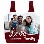 Personalized Love Family Photo Recycle Bag Full Print Recycle Bag (XXXL) Back