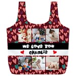 Personalized Photo We Love You Name Any Text Recycle Bag Full Print Recycle Bag (XXXL) Back