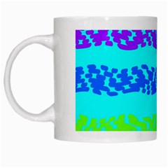 Abstract Design Pattern White Mug