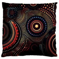 Abstract Geometric Pattern 16  Baby Flannel Cushion Case (two Sides)