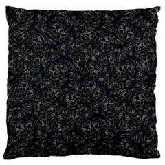 Midnight Blossom Elegance Black Backgrond 16  Baby Flannel Cushion Case (two Sides)