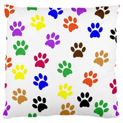 Pawprints Paw Prints Paw Animal 16  Baby Flannel Cushion Case (two Sides)