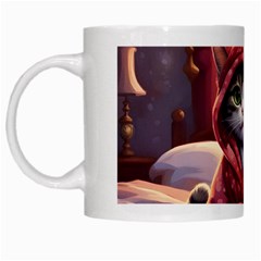 Cat 2 White Mug