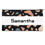Personalized Stone Pattern Name Pencil Case Pencil Case Back