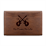 Personalized Music Name Wood Oval USB Flash Drive Wood Oval USB Flash Drive Box