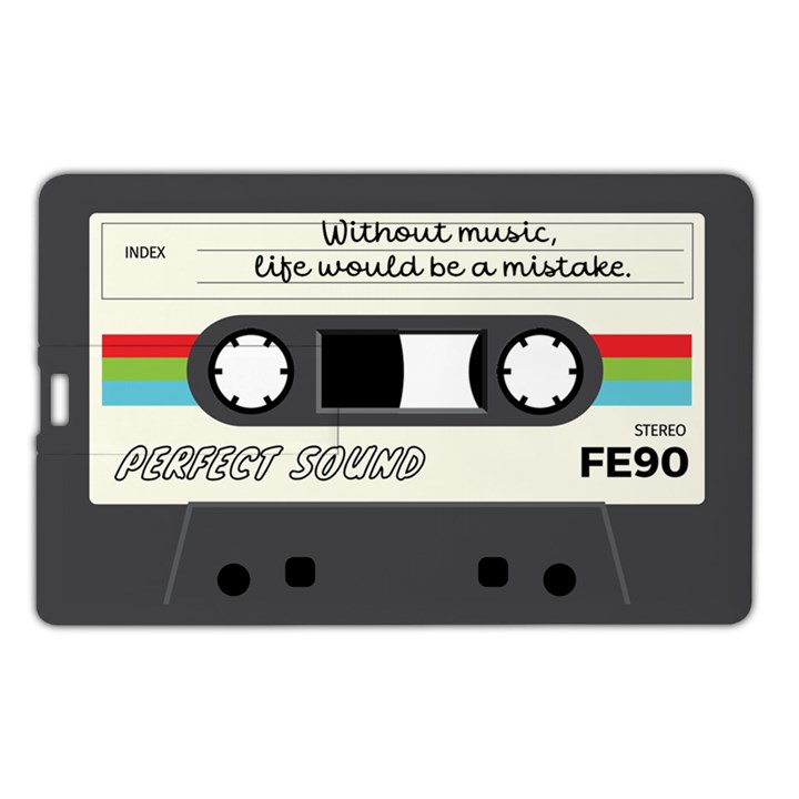 Personalized Name Any Cext cassette Tape Name Card Style USB Flash Drive Name Card Style USB Flash Drive