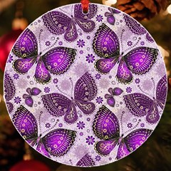 Butterflies Butterfly Insect Nature Uv Print Acrylic Ornament Round