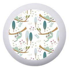Pattern Sloth Woodland Dento Box With Mirror