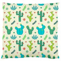 Cactus Succulents Floral Seamless Pattern 16  Baby Flannel Cushion Case (two Sides)