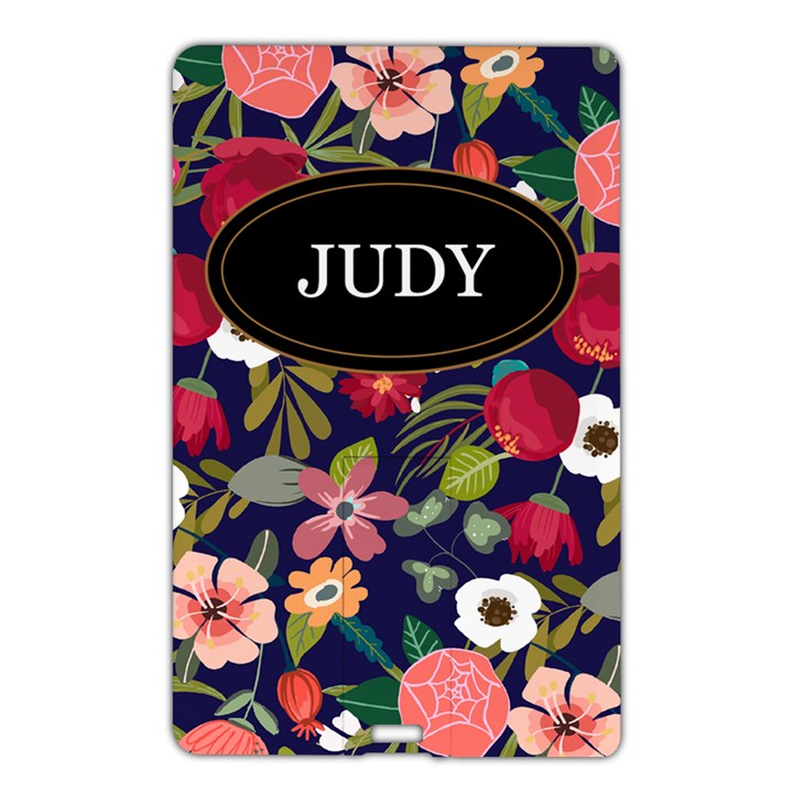 Personalized Floral Name Card Style USB Flash Drive Name Card Style USB Flash Drive