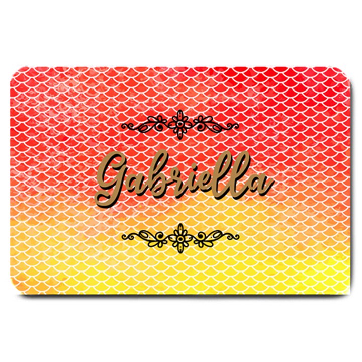 Personalized Gradient Color Any Text Large Doormat Large Doormat