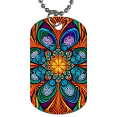 Schwarz Bunt Dog Tag (one Side)
