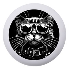 Schwarz Katze Punk Dento Box With Mirror