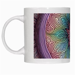 Orange3 Pattern 4 White Mug