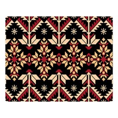 Vector Illustration Of Ukrainian Folk Seamless Pattern Ethnic Ornament Border Element Traditional Two Sides Premium Plush Fleece Blanket (large)