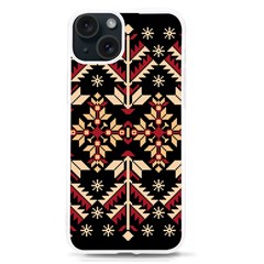 Vector Illustration Of Ukrainian Folk Seamless Pattern Ethnic Ornament Border Element Traditional Iphone 15 Tpu Uv Print Case