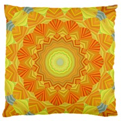 Sunshine Sunny Sun Abstract Yellow 16  Baby Flannel Cushion Case (two Sides)