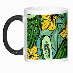 Seamless Pattern With Cucumber Slice Flower Colorful Hand Drawn Background With Vegetables Wallpaper Morph Mug