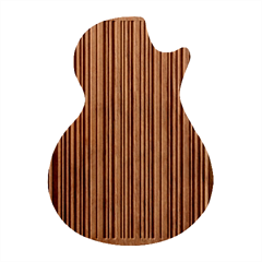 Barcode Pattern Guitar Shape Wood Guitar Pick Holder Case And Picks Set
