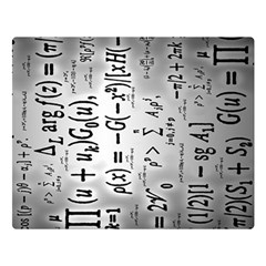 Science Formulas Two Sides Premium Plush Fleece Blanket (large)