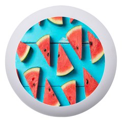 Watermelon Blue Background Dento Box With Mirror