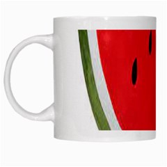 Watermelon Pillow Fluffy White Mug
