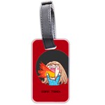 Personalized Name angry Luggage Tag (two sides) Luggage Tag (two sides) Front