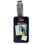Personalized Photo Name Memo Style Luggage Tag (two sides) Luggage Tag (two sides) Front