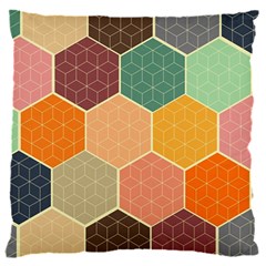 Hexagonal Pattern Vector 16  Baby Flannel Cushion Case (two Sides)