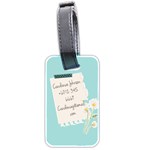 Personalized Photo Luggage Tag (two sides) Luggage Tag (two sides) Back
