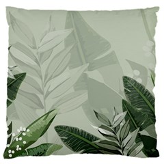 Banana Leaf Plant Pattern 16  Baby Flannel Cushion Case (two Sides)