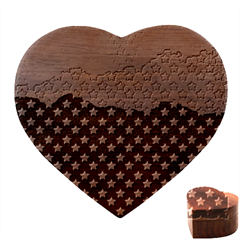 Illustrations Stars Heart Wood Jewelry Box