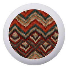Texture Pattern Fabric Dento Box With Mirror