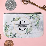 Personalized Initial Name Large Coin Purse Large Coin Purse Back