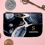 Personalized Initial Name Marble Large Coin Purse Large Coin Purse Front