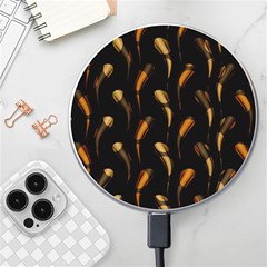 Abstract Art Pattern Warm Colors Wireless Fast Charger(white)