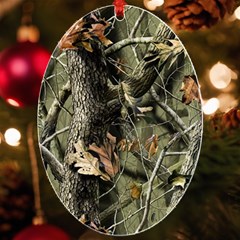 Realtree Camo Seamless Pattern Uv Print Acrylic Ornament Oval